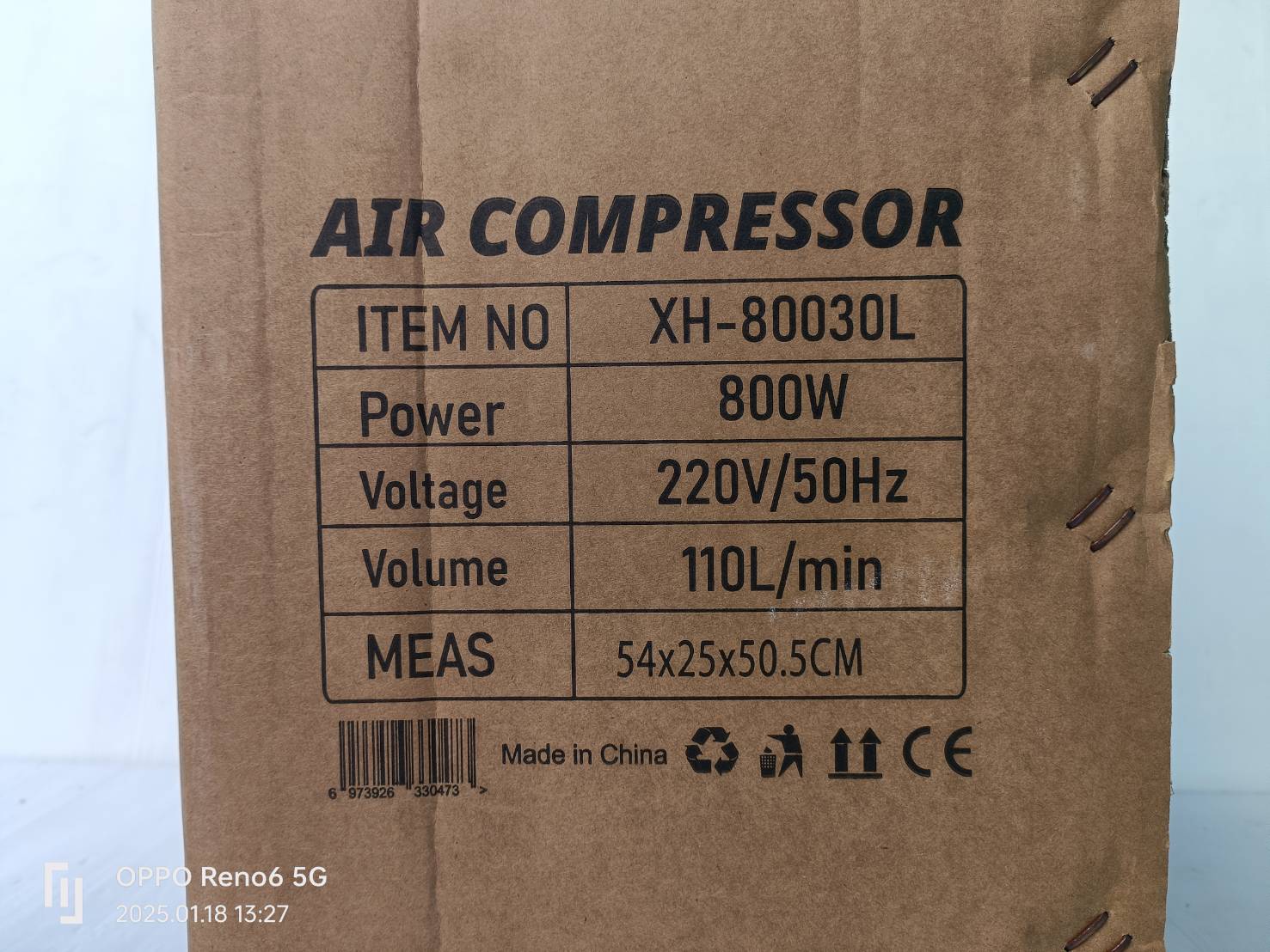 ETOP ปั๊มลมออยล์ฟรี 30 ลิตร XH-80030L