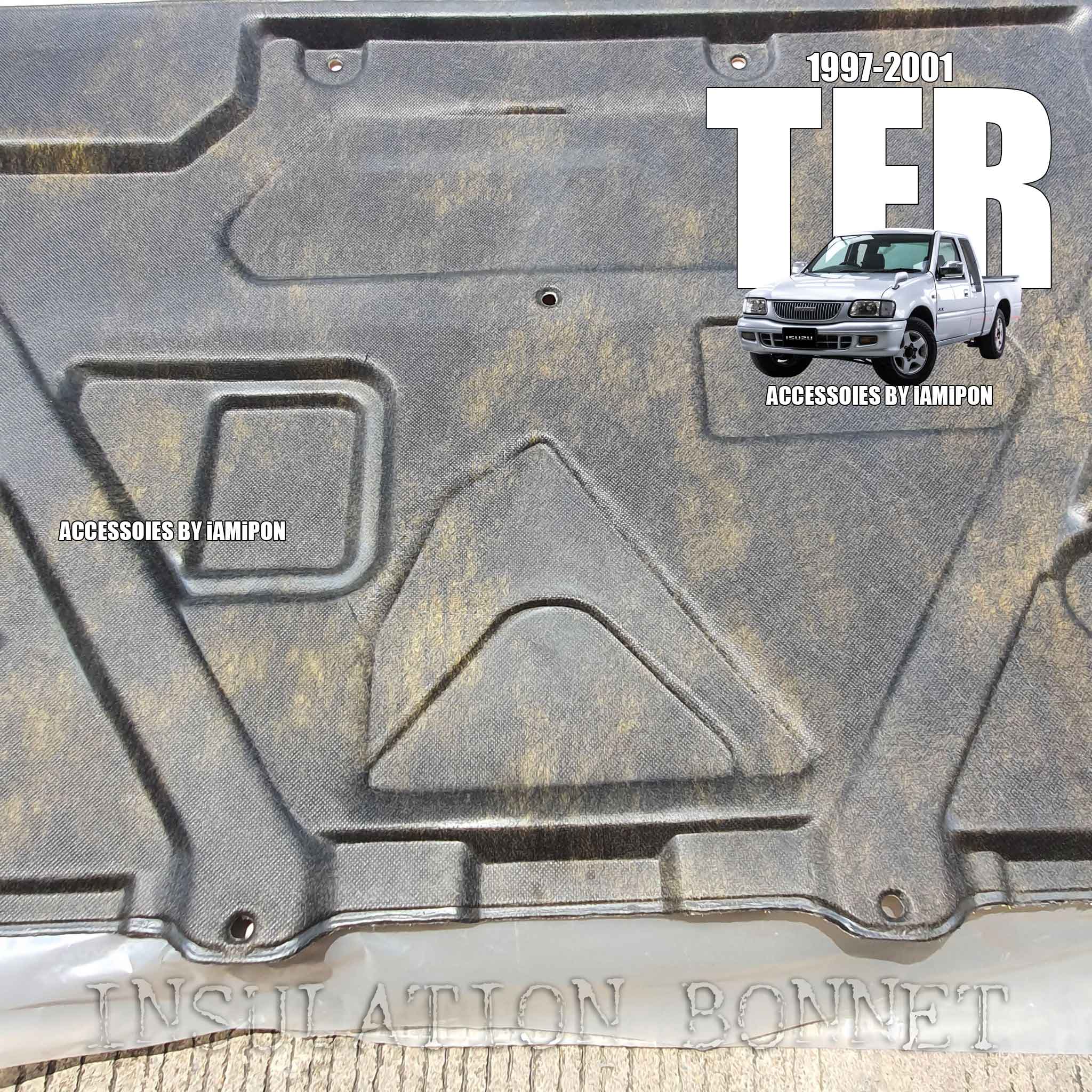 แผ่นกันความร้อนฝากระโปรง อีซุซุ TFR 1997-2001 แท้ห้าง INSULATION BONNET ISUZU TFR 1997-2001 MASTER