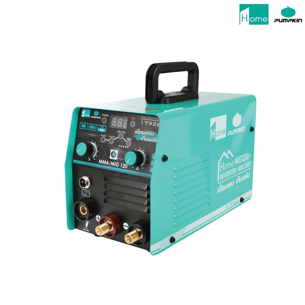 ตู้เชื่อม3ระบบ MIG/MMA/LIFT TIG รุ่น MIG120A PLUS PUMPKIN HOME 17926