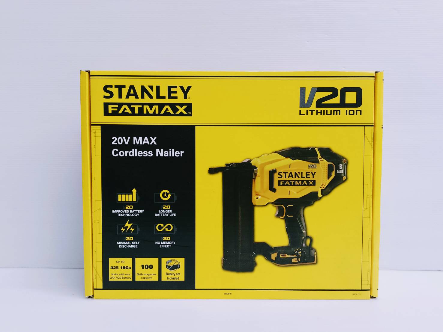 เครื่องยิงตะปู20VMax SCN618 18GA STANLEY (F15-F50)