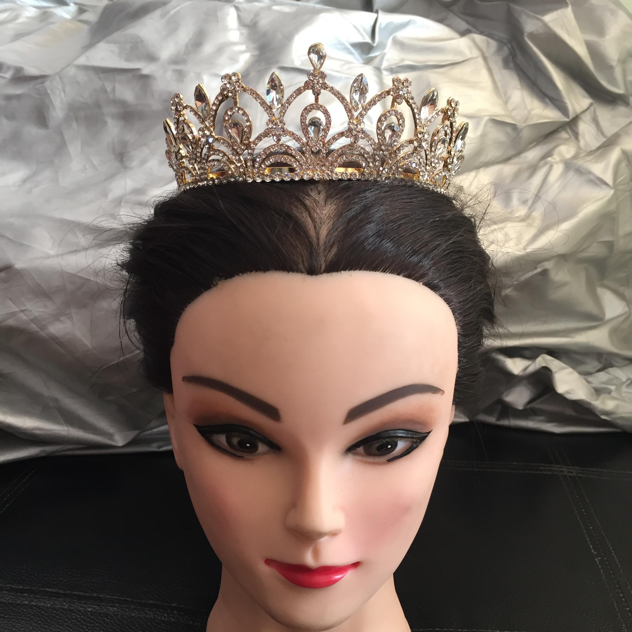 (พร้อมส่ง) เทียร่า 149 สีทอง