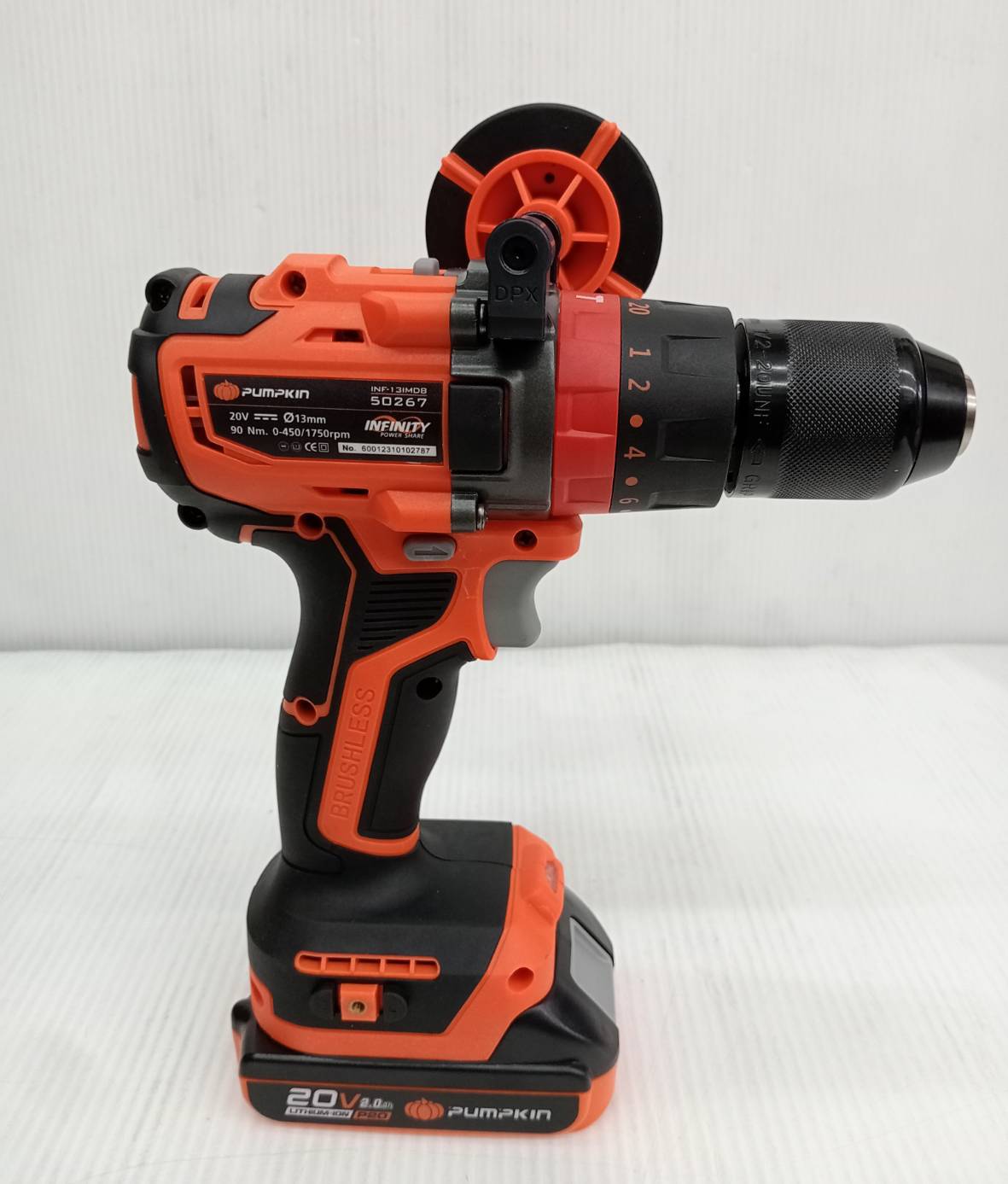 คอมโบ้สว่านกระแทก+บล็อกกระแทก INF-IMDIW-422CK PUMPKIN 50296