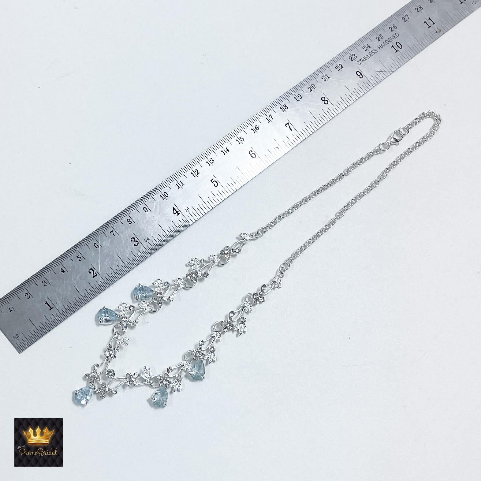 (พร้อมส่ง) สร้อยคอเพชร+ต่างหูแบบหนีบ 006 สร้อยคอเจ้าสาว สร้อยคอใส่ออกงาน สวยหรูดูแพง ถ่ายจากสินค้าจริง