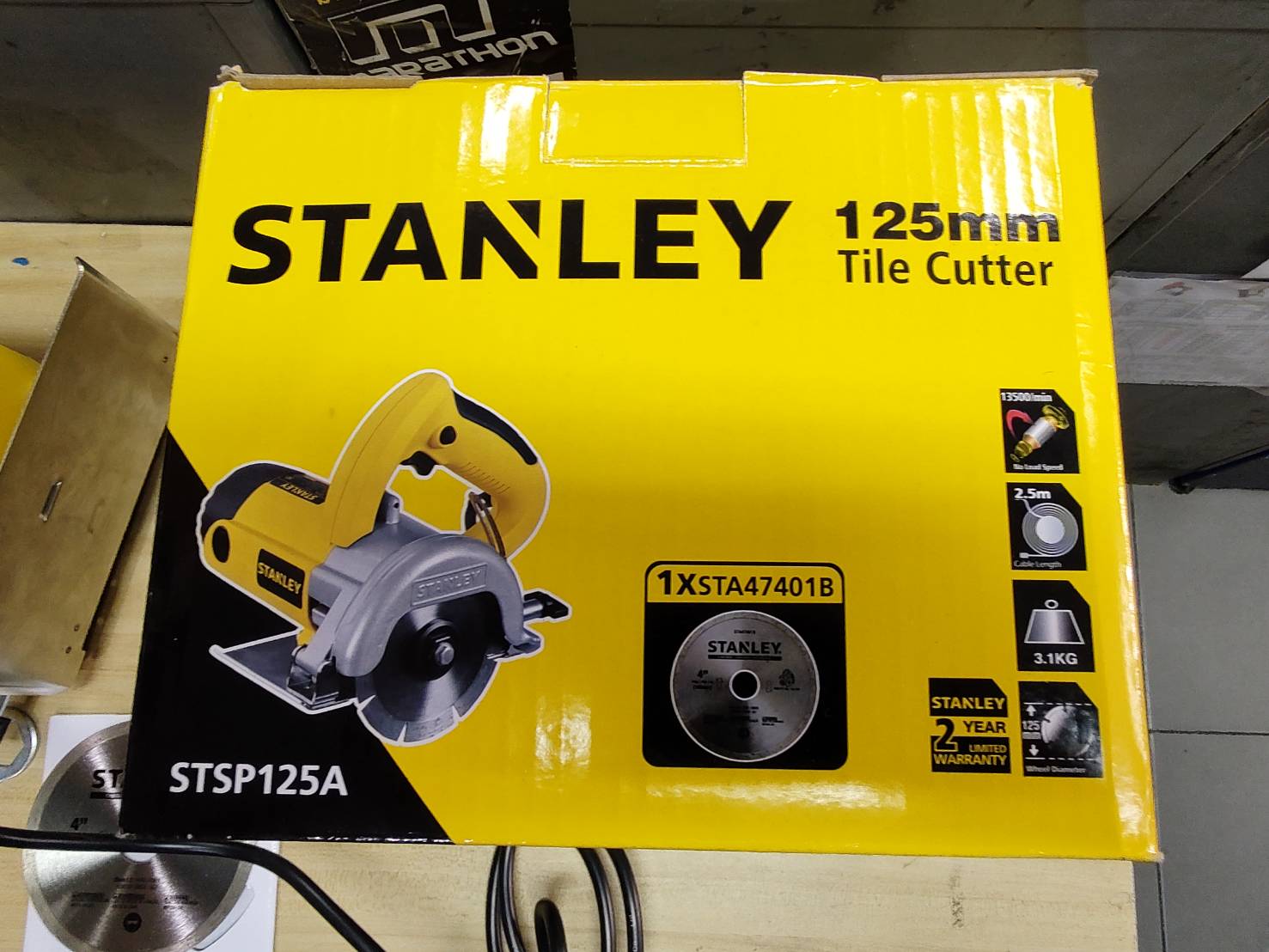 เครื่องตัดกระเบื้อง 4 นิ้ว รุ่น STSP125 (1320วัตต์) STANLEY