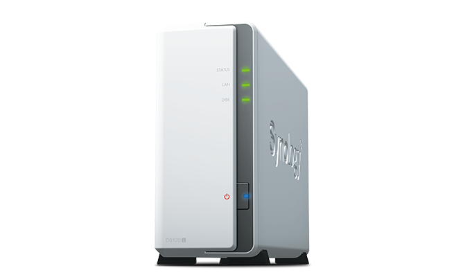 Synology Diskstation DS120j 1-bay DiskStation, Dual Core 800 MHz, 512MB RAM