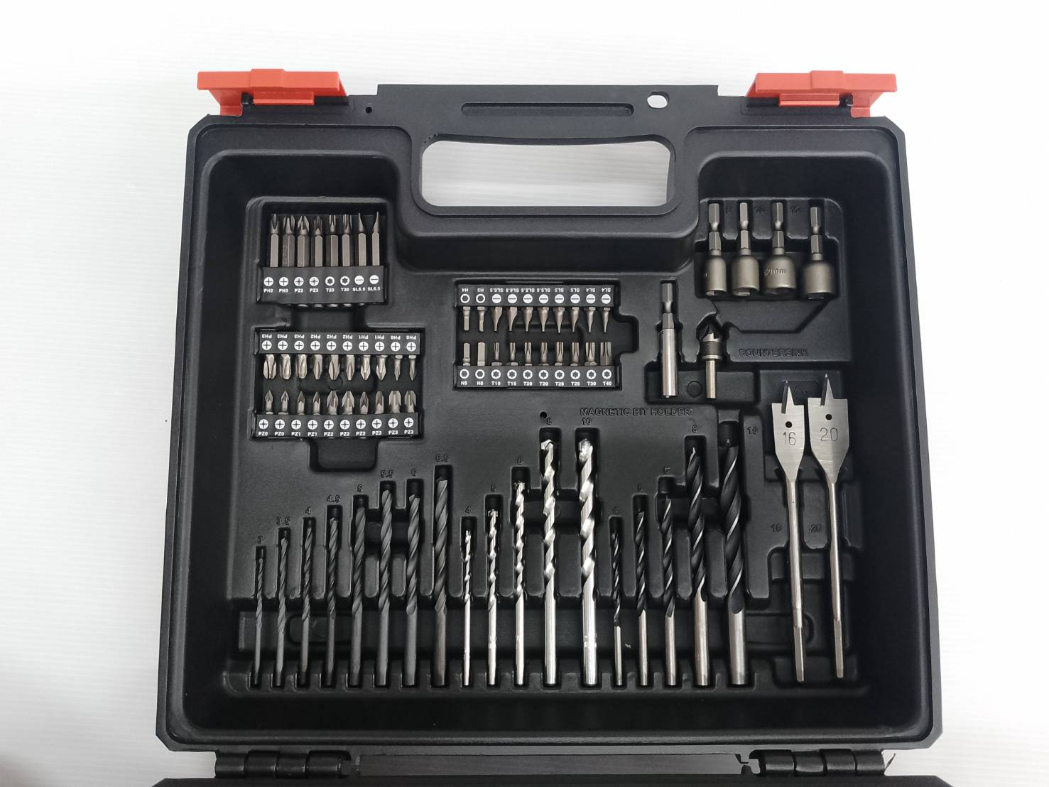 ชุดดอกสว่าน+ดอกไขควง74ชิ้น+กล่อง MAKTEC