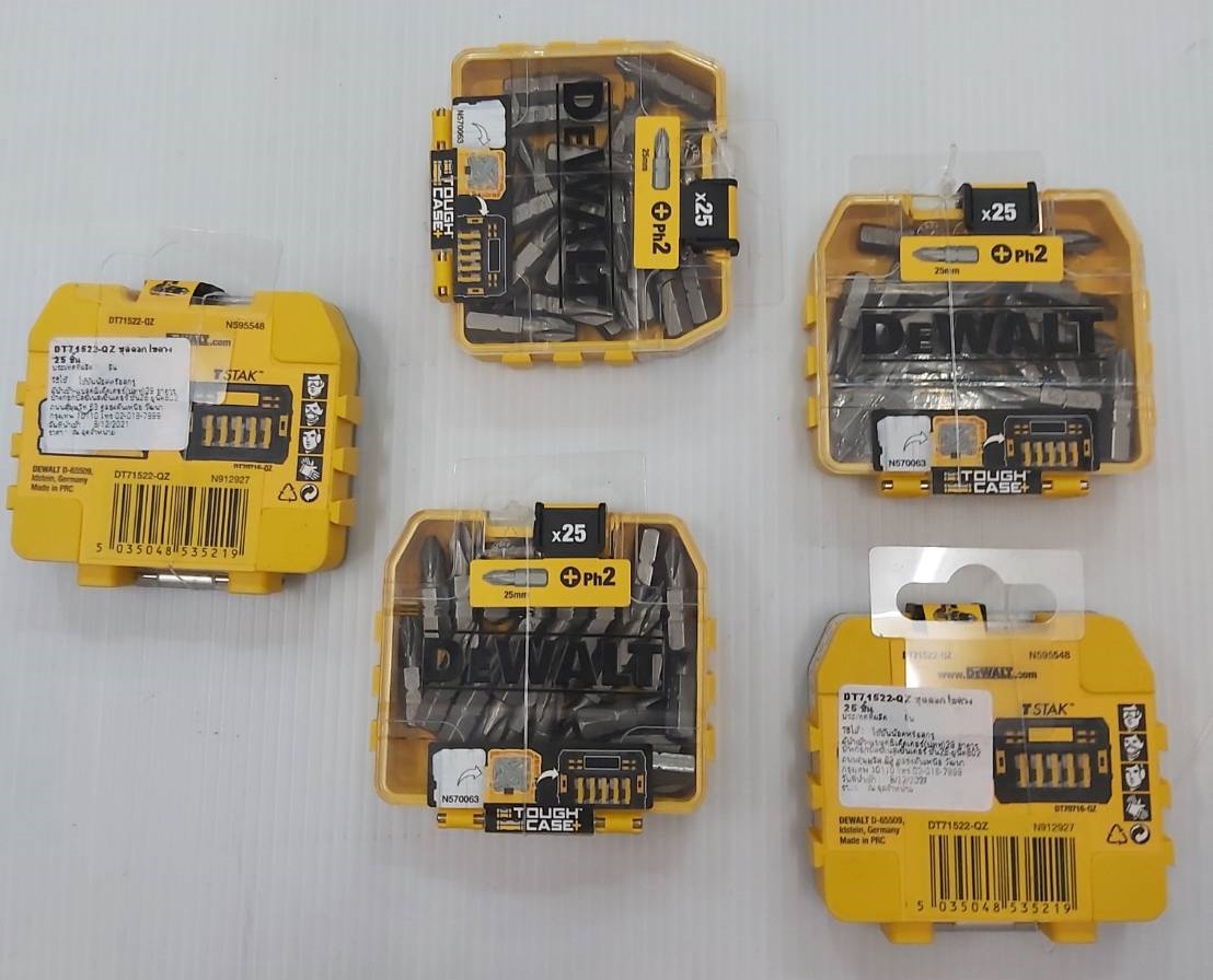 ดอกไขควงPH2 25 ชิ้น DT71522 DEWALT