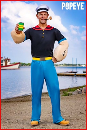 ชุดป๊อปอาย / ชุดป๊อบอาย / Popeye / ชุดทหารเรือ / ชุดกะลาสีเรือ