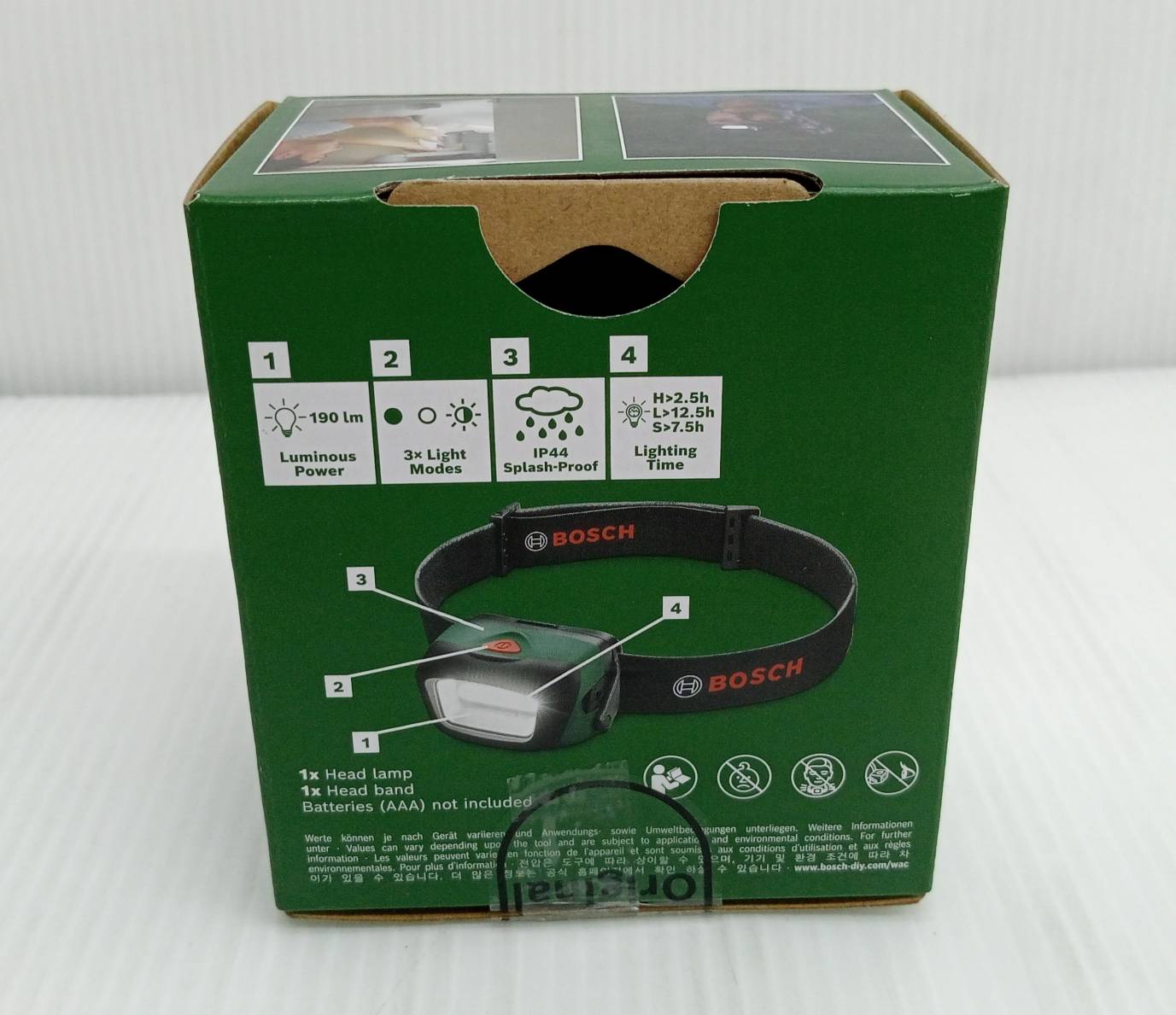 ไฟฉายคาดหัวLED Head Lamp BOSCH