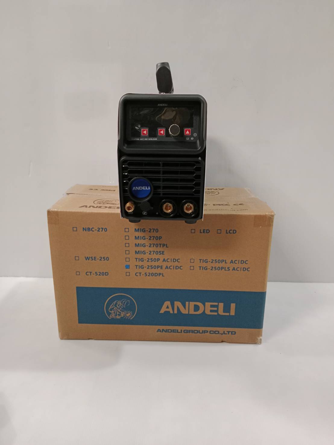 เครื่องเชื่อมอลูมิเนียม กระแสACDC ระบบ 3 in 1 TIG-250PE ANDELI