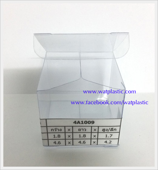 กล่องคัพเค้ก มาการอง 4.6 x 4.6 x 4.2 cm