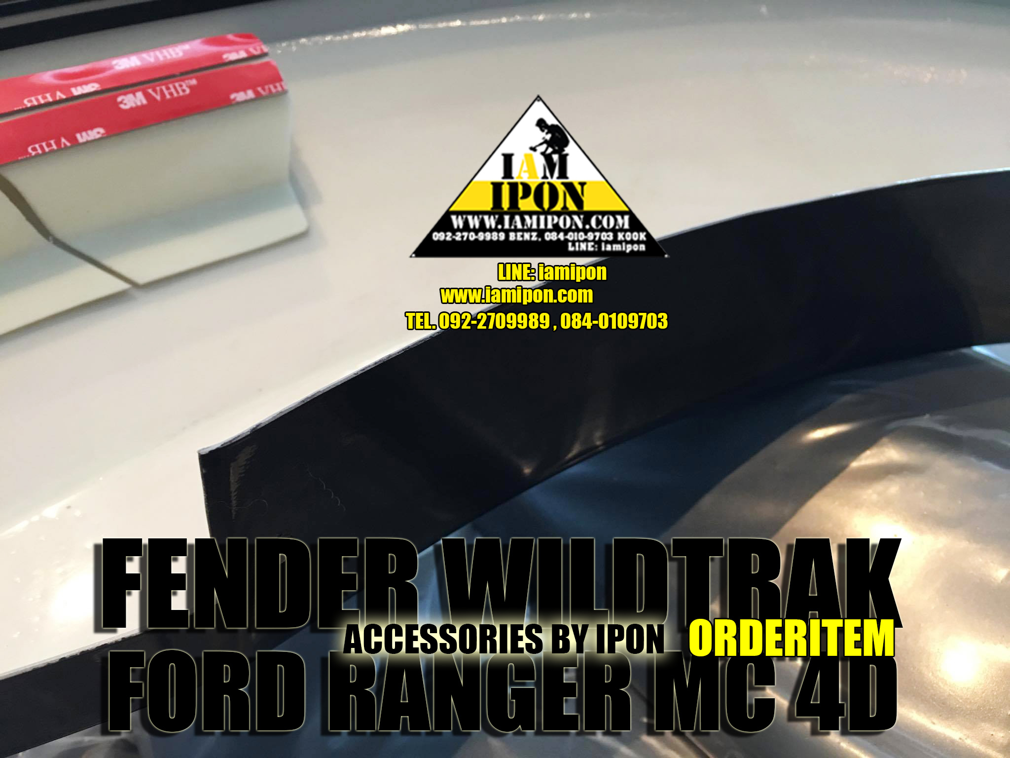 FENDER 6 " FORD RANGER MC WILDTRAK คิ้วล้อ 6 " ไวล์ดแทรกฟอร์ดเรนเจอร์ MC