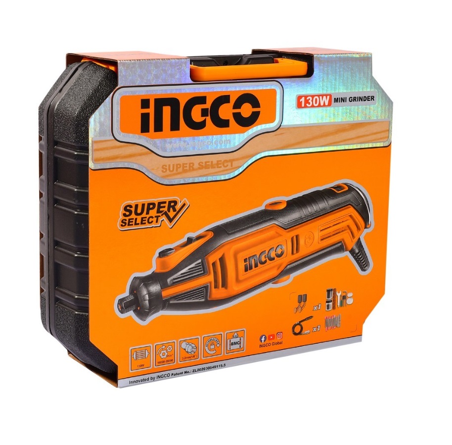 เครื่องเจียรมินิ พร้อมอุปกรณ์เสริม 109 ชิ้น รุ่น MG13328 INGCO