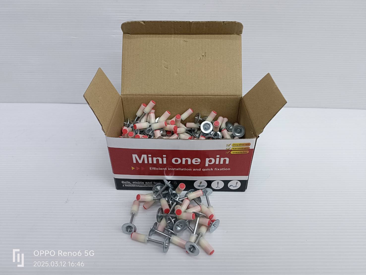 ตะปูแรงดันสูง ตะปู สำหรับเครื่องยิงตะปู แบบตรง ขนาด 25มม. (200ตัว/กล่อง) ใช้คู่กับเครื่องยิงดอกตะปูแรงดันสูง