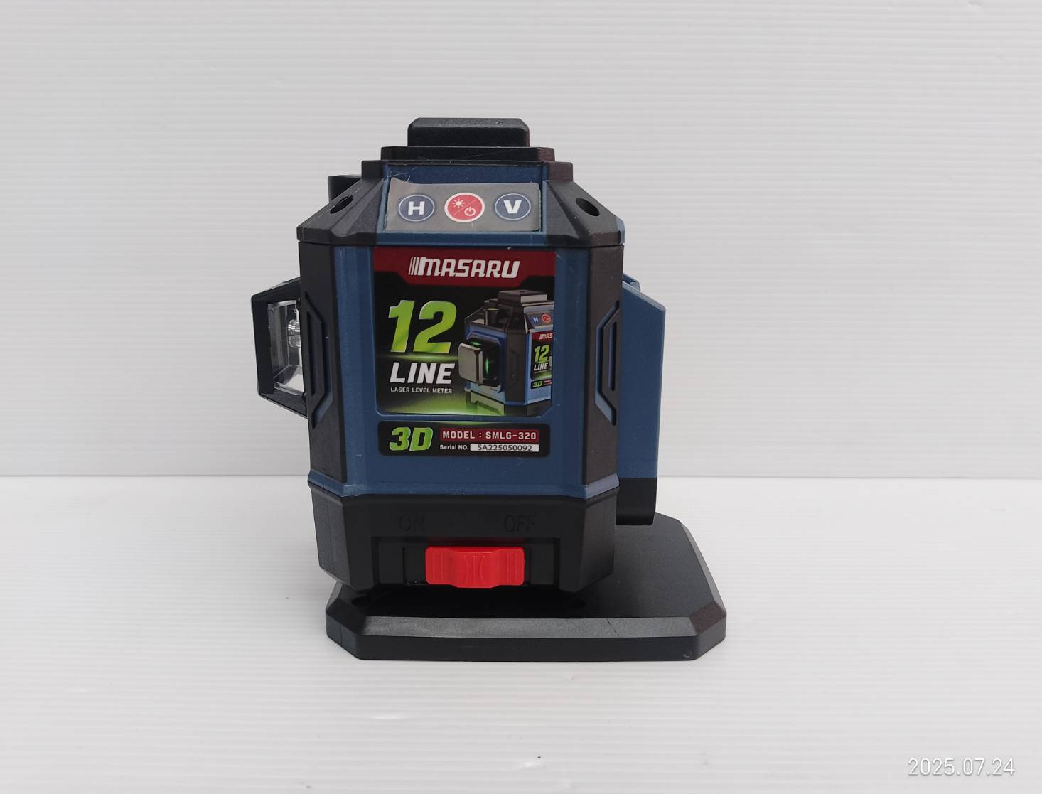 MASARU SMLG-320 เครื่องวัดระดับเลเซอร์แบบแสงสีเขียว 12 เส้น 20V