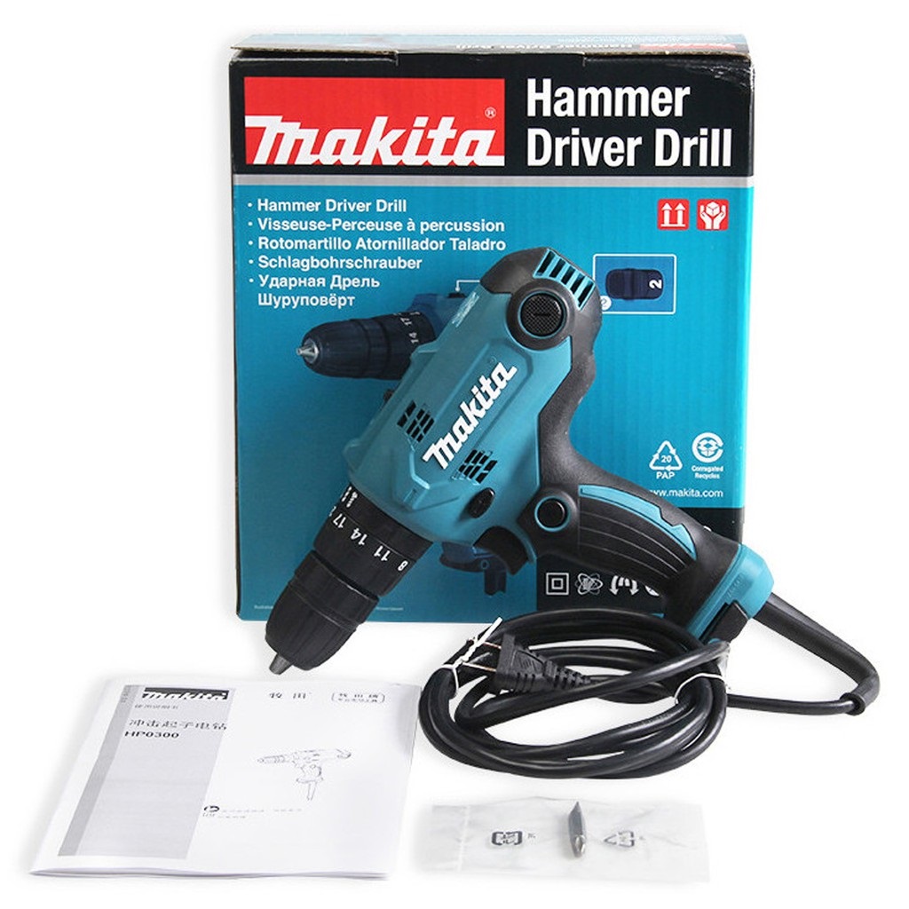สว่านกระแทกไฟฟ้า10มม. HP0300 MAKITA