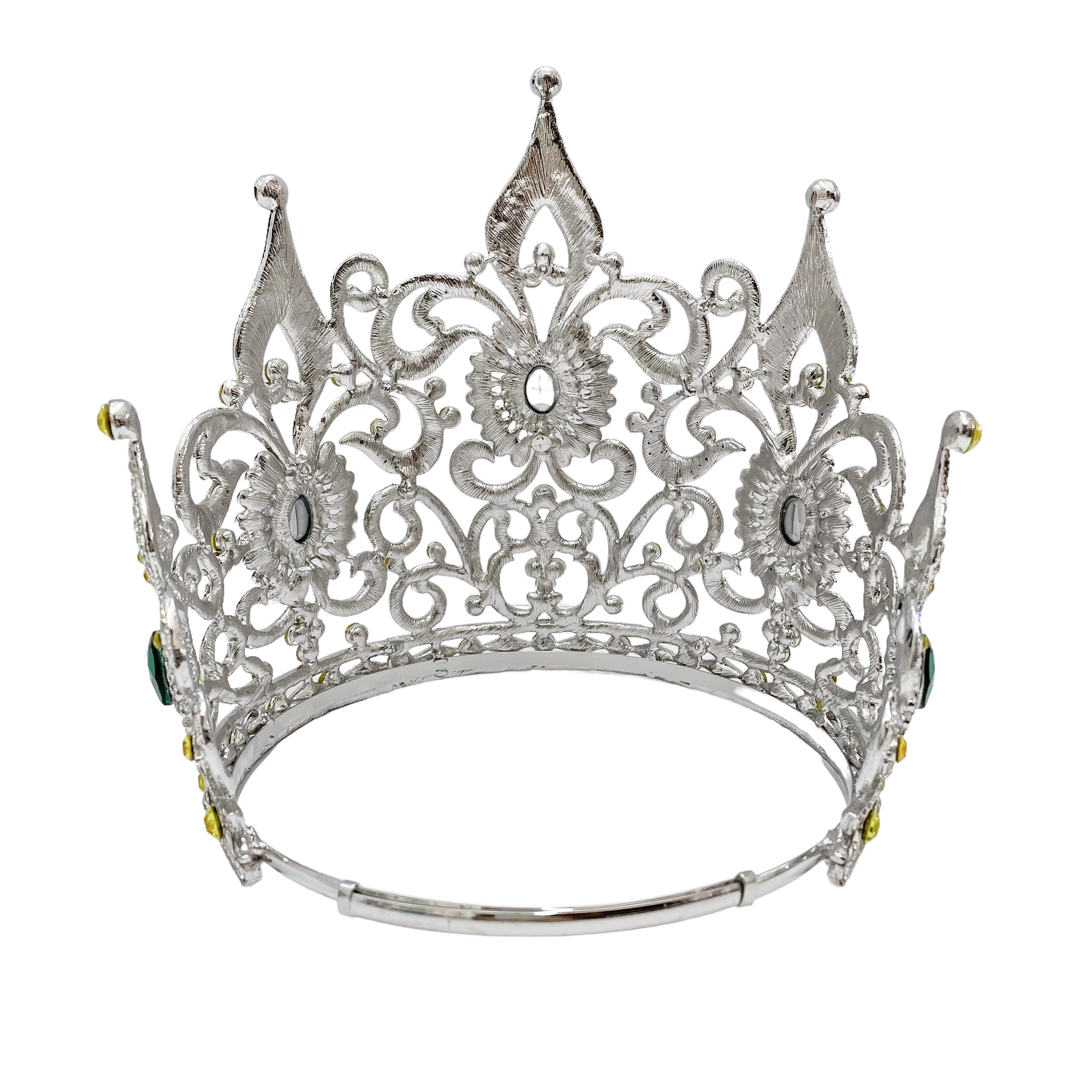 (พร้อมส่งจากไทย) มงกุฏ 102 สีเขียว-ทอง มงกุฎนางงาม มงกุฎเพชร มงกุฎประกวด สินค้าพร้อมส่ง ไม่ต้องรอนาน งานพรีเมี่ยม