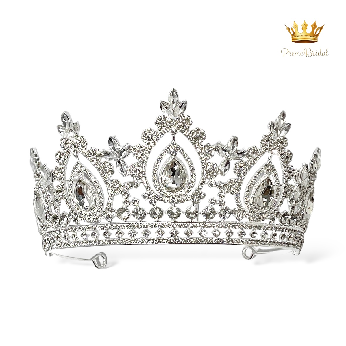 (พร้อมส่ง) เทียร่า 414 มงกุฎนางงาม ครึ่งหัว งานสวย ปราณีต QCเพชรทุกเม็ด สินค้าพร้อมส่งจากไทย