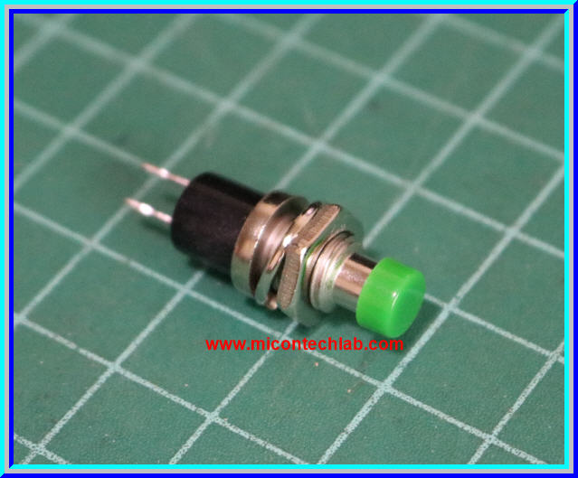 1x Green Reset Switch Momentary Switch (สวิตซ์รีเซตสีเขียว)