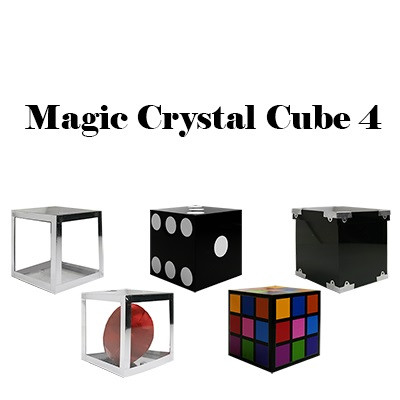 กล่องใสเสกผ้า + กลายเป็นลูกเต๋า + กลายเป็นรูบิค Magic Crystal Cube 4