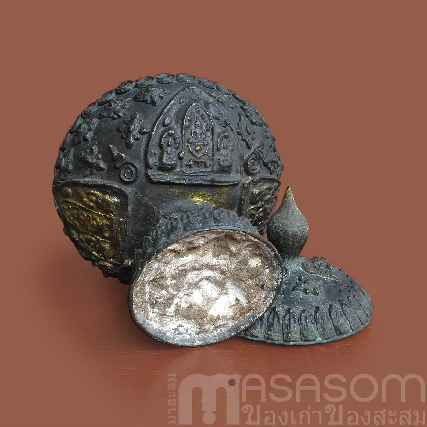 โถน้ำมนต์สัมฤทธิ์ของเก่า