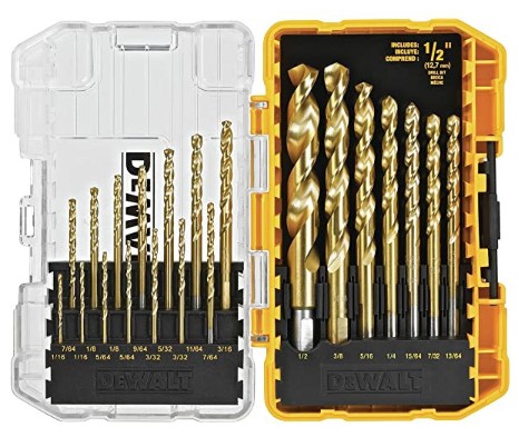 ชุดดอกสว่าน21ตัวชุด DW1361 DEWALT HSS-Tin