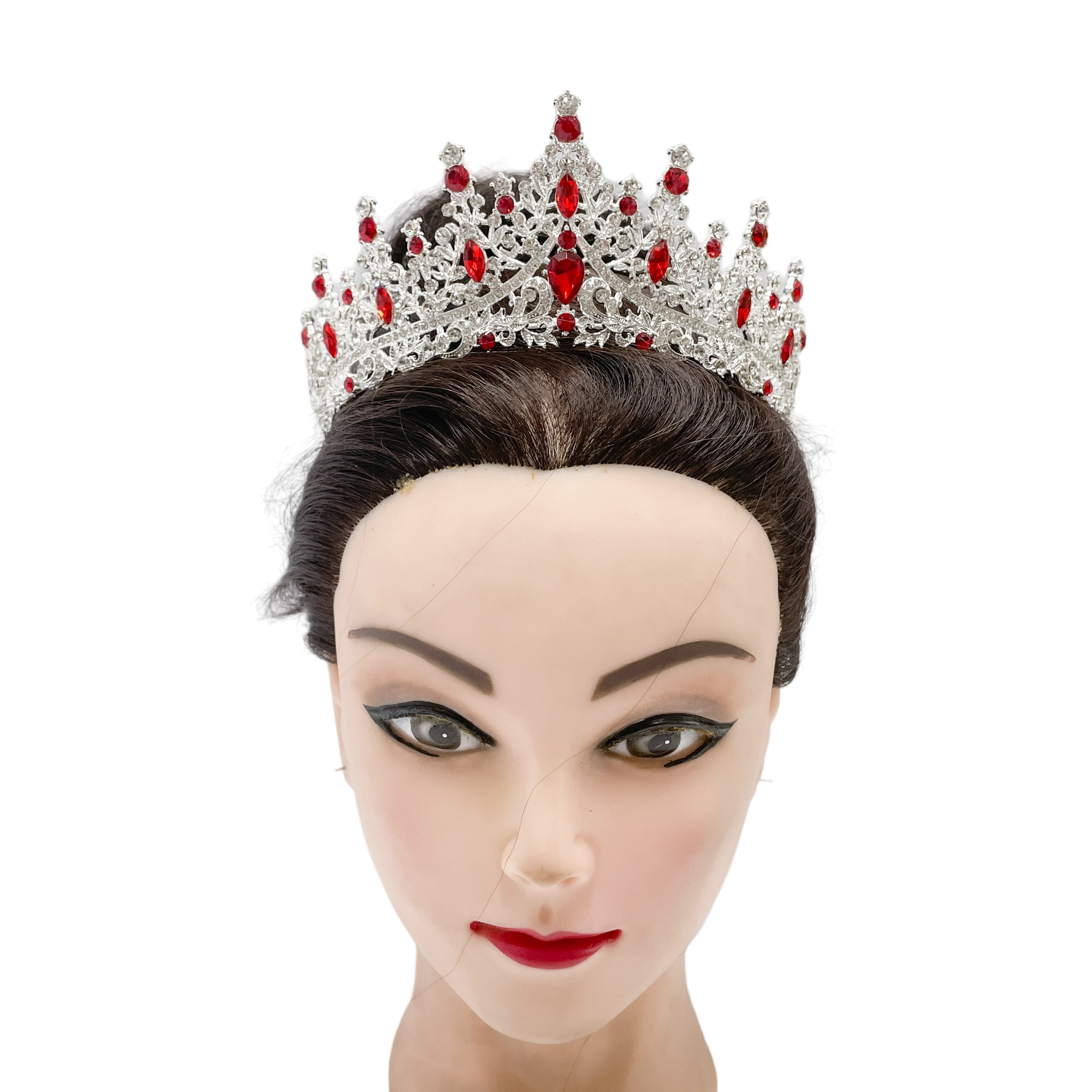 (พร้อมส่ง) เทียร่า 273 สีเงิน-แดง มงกุฎนางงาม งานสวย ปราณีต QCเพชรทุกเม็ด ร้านคนไทย คุยง่าย ส่งเร็ว