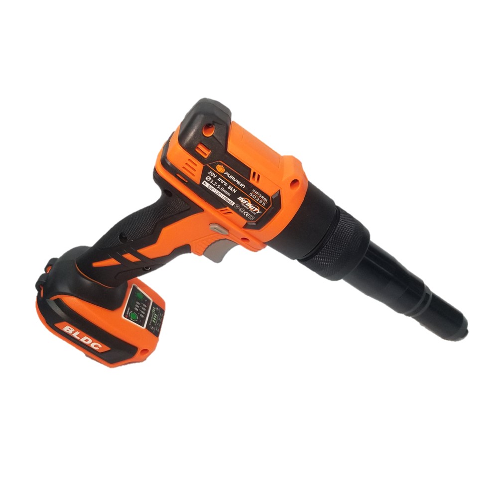 เครื่องยิงรีเวทไร้สาย ไร้แปลงถ่าน (เครื่องเปล่า) INF-5RBL PUMPKIN #50335