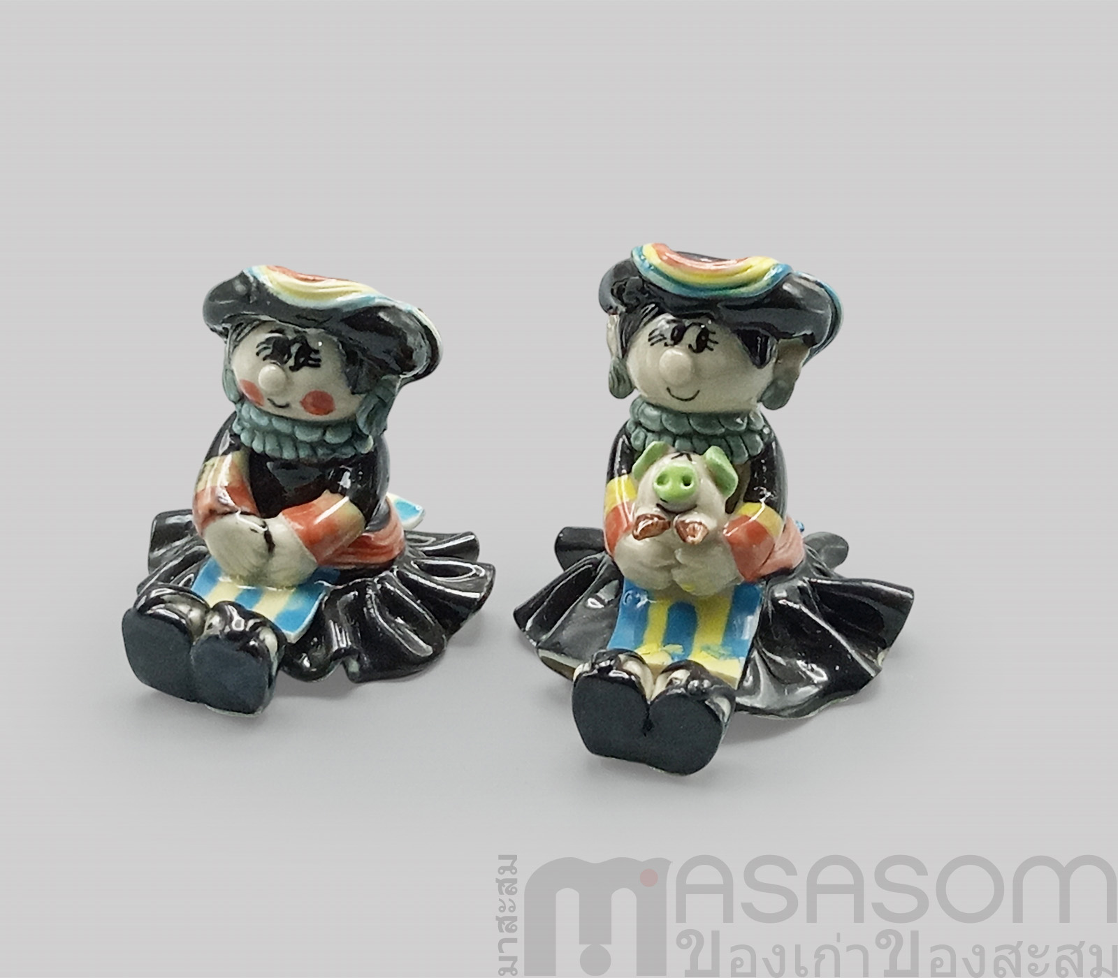 ตุ๊กตาเซรามิคชาวเขา เผ่า"ลีซู"