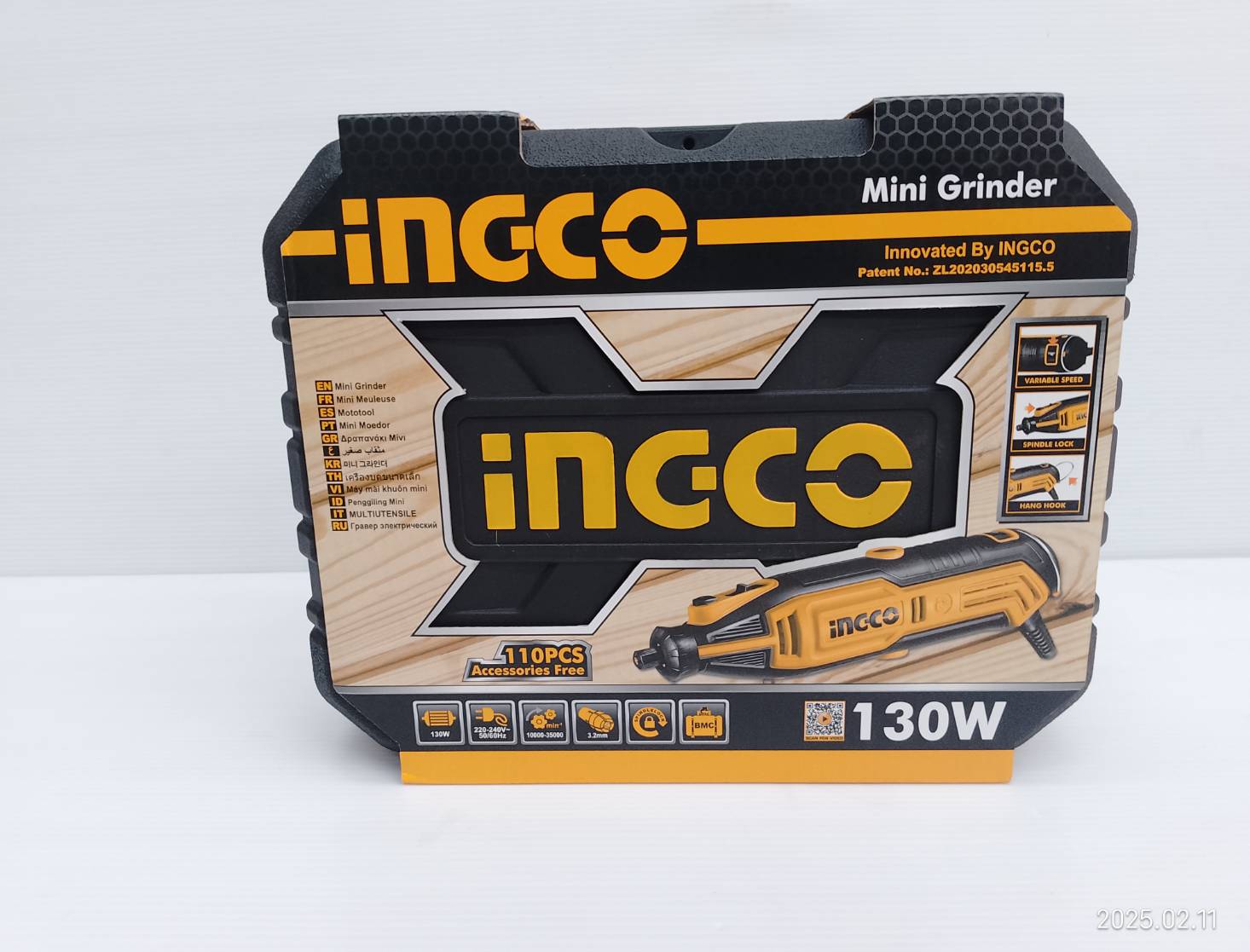 เครื่องเจียรมินิ พร้อมอุปกรณ์เสริม 109 ชิ้น รุ่น MG13328 INGCO