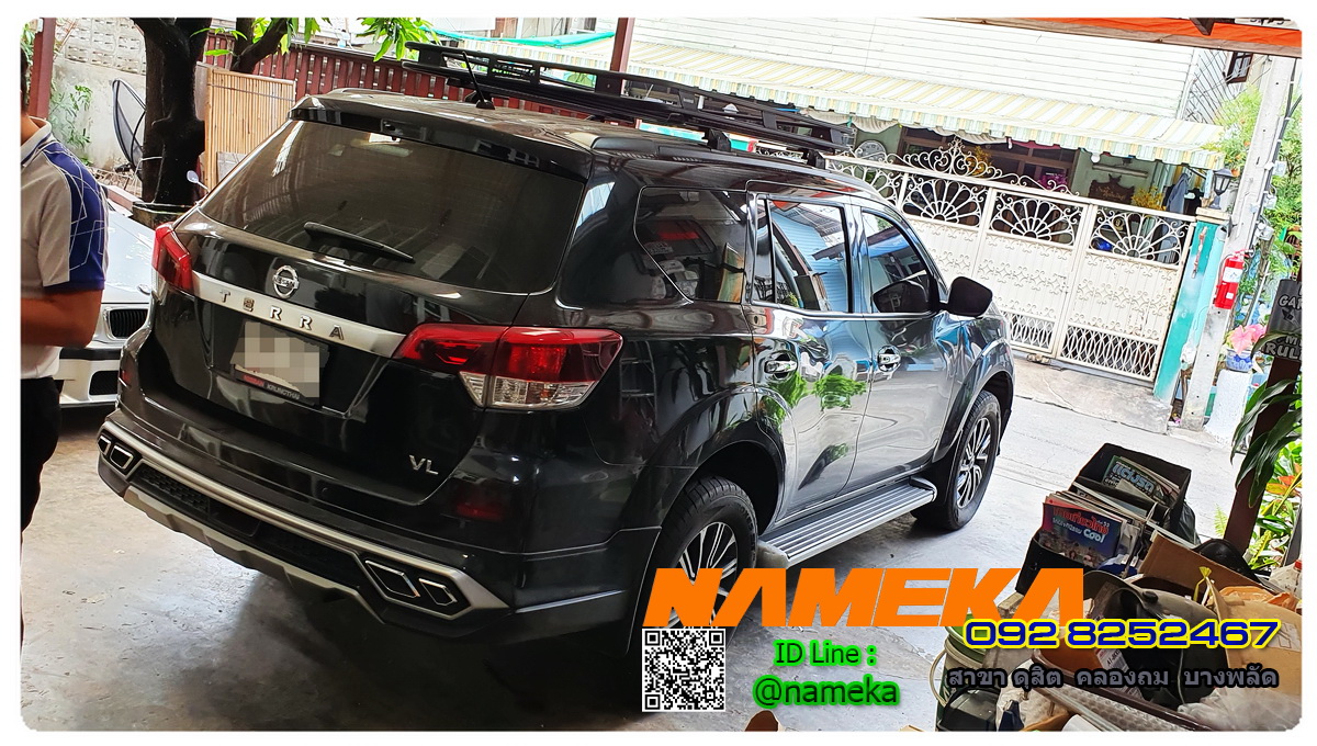 Roof Rack ชุดขาจับพร้อมควานขวาง แร็คหลังคา NISSAN TERRA
