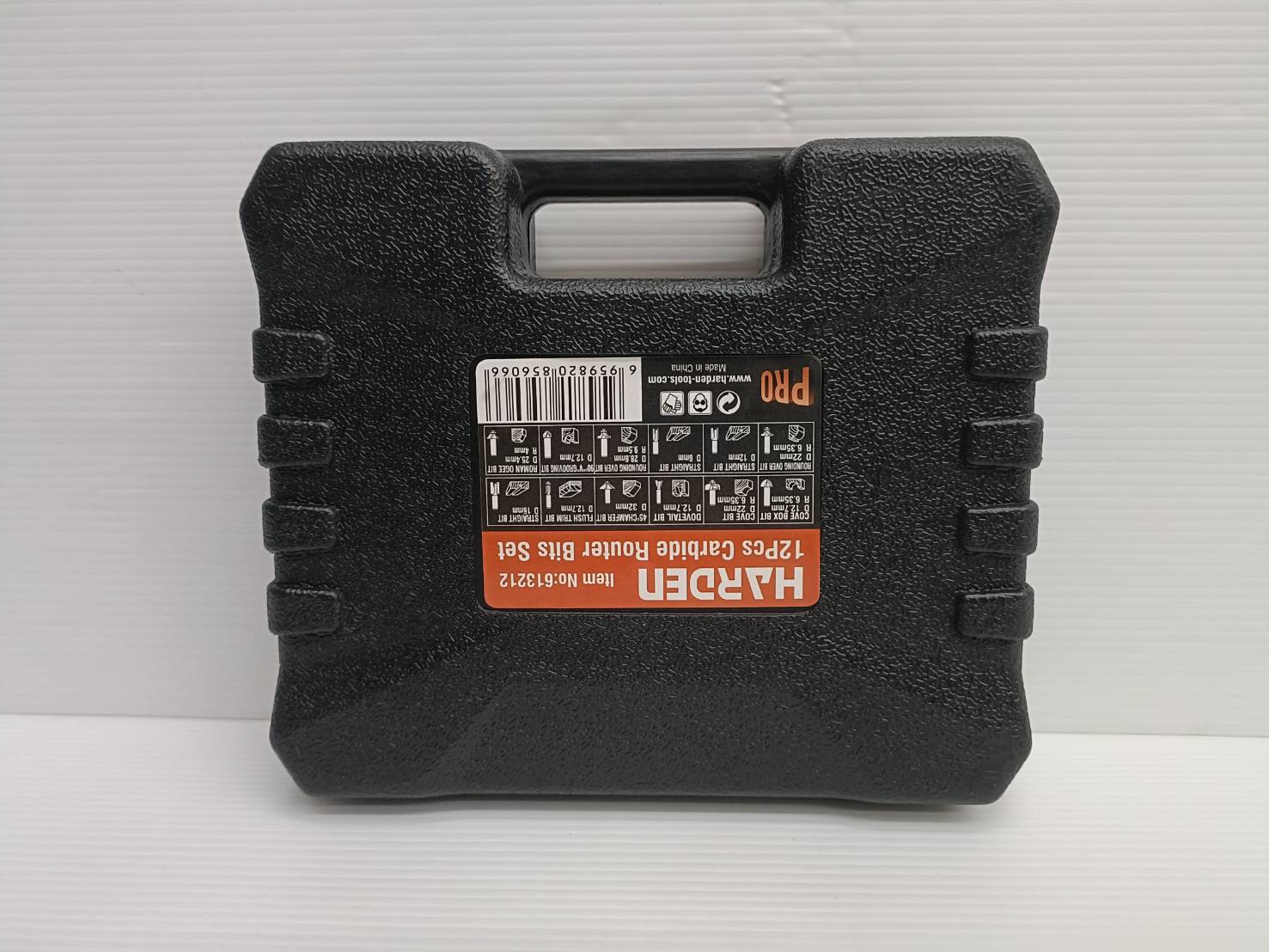 ชุดดอกทริมเมอร์1/4 12ตัวชุด 613212 HARDEN