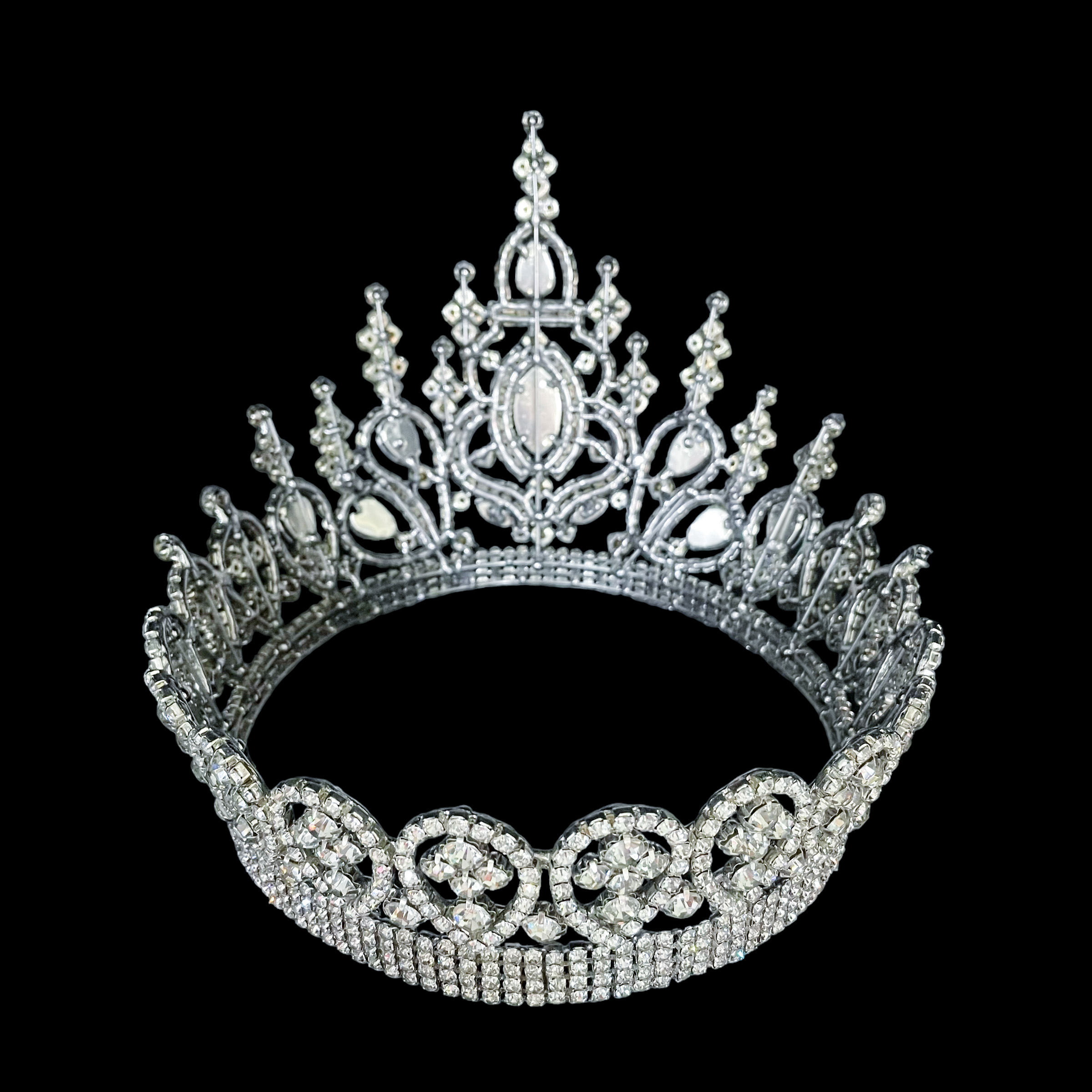 (พร้อมส่งจากไทย) มงกุฏ 108 สีเขียว มงกุฎนางงาม มงกุฎเพชร มงกุฎประกวด สินค้าพร้อมส่ง ไม่ต้องรอนาน งานพรีเมี่ยม