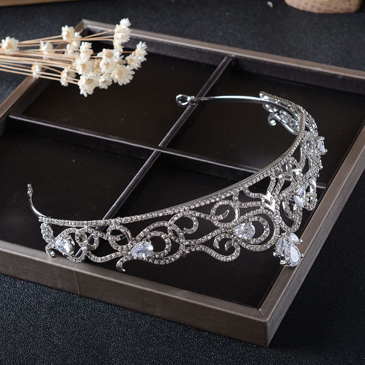 (พร้อมส่ง) เทียร่า 043 มงกุฎนางงาม มงกุฎเจ้าหญิง งานสวย ปราณีต QCเพชรทุกเม็ด สินค้าพร้อมส่งจากไทย