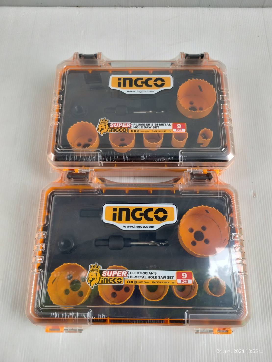 INGCO Combo Set ชุดโฮลซอว์ 18 ชิ้น AKH0021