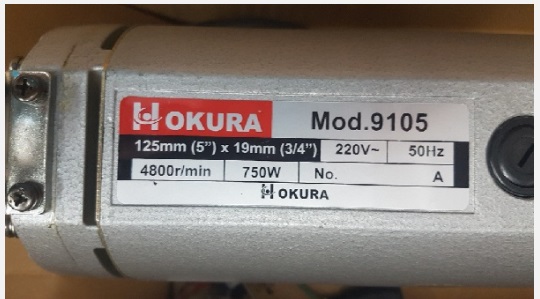 หินเจียรคอยาว5" 9105 OKURA