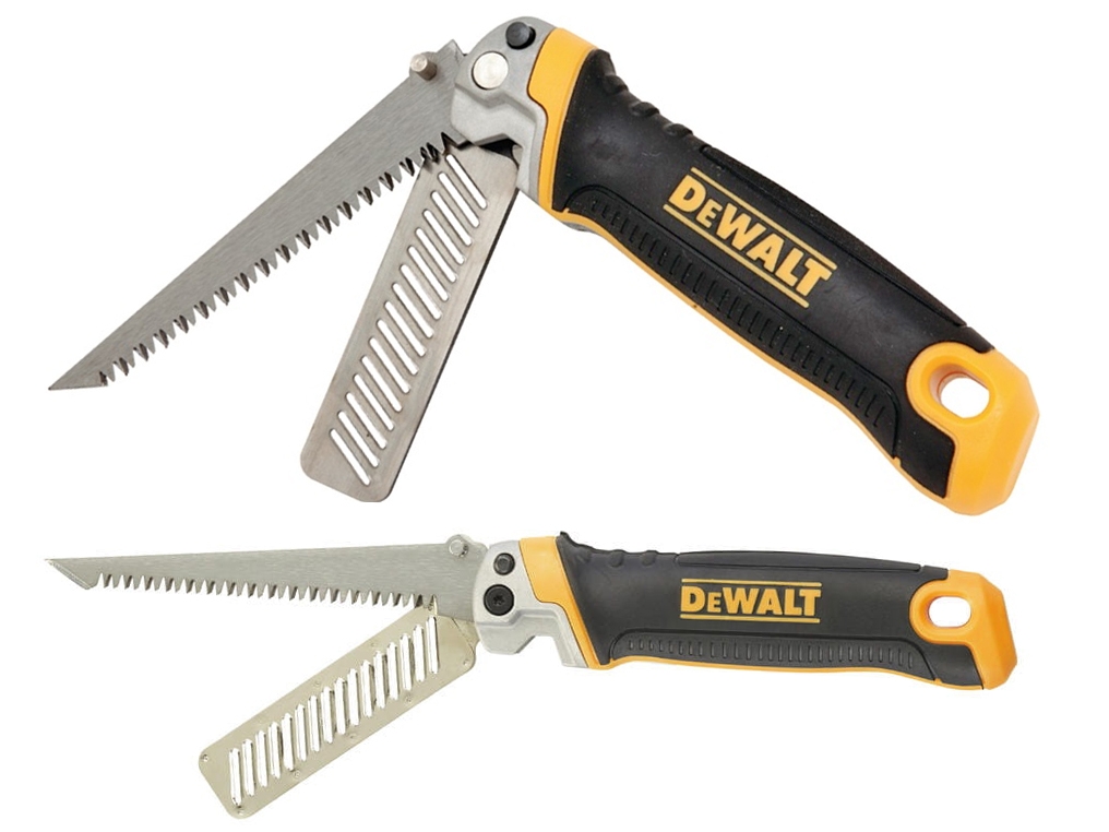 เลื่อยมือ2in1 เลื่อยพับ5" เลื่อยเจาะฝ้าผนังเบา รุ่น DWHT0-20123 DEWALT