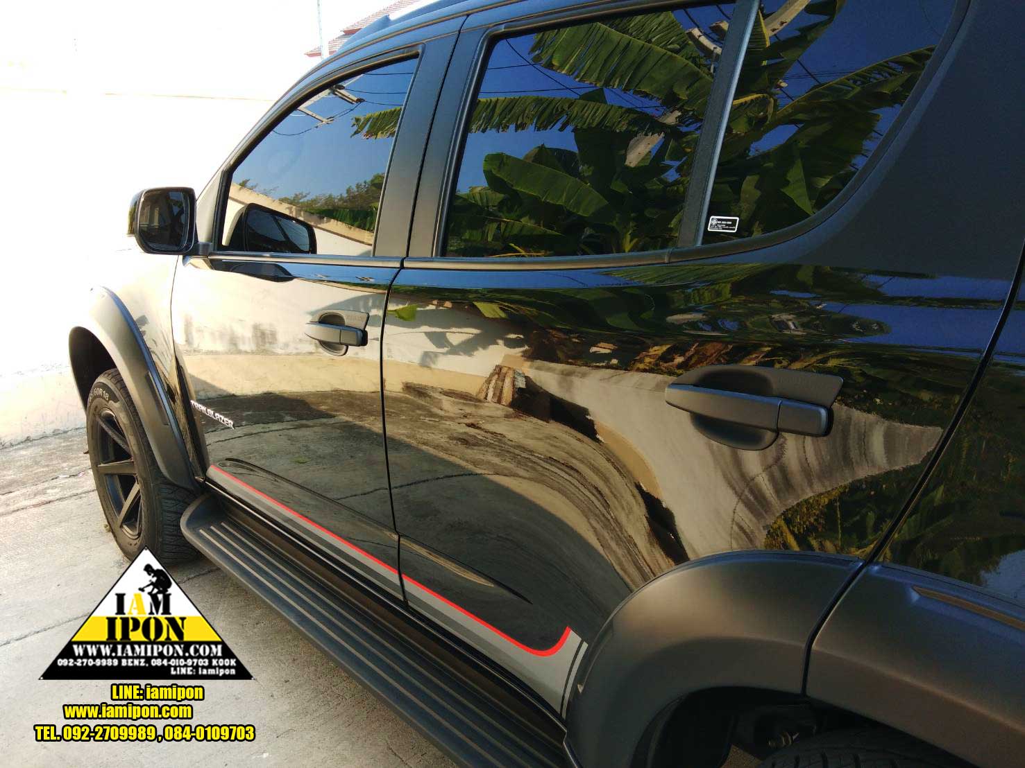 DOOR HANDLE FLATBLACK CHEVROLET ครอบมือจับดำด้านเชฟโรเลตทุกรุ่น