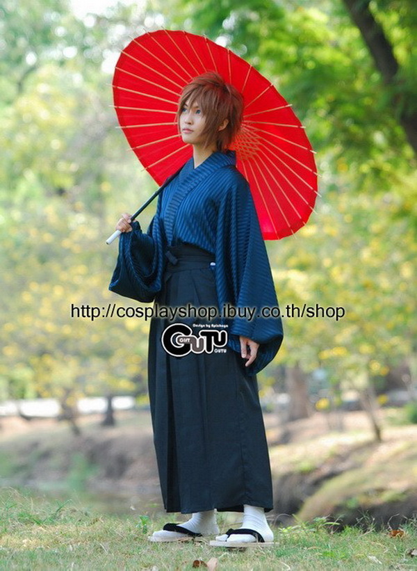 ร่มญี่ปุ่น สีแดงพื้น