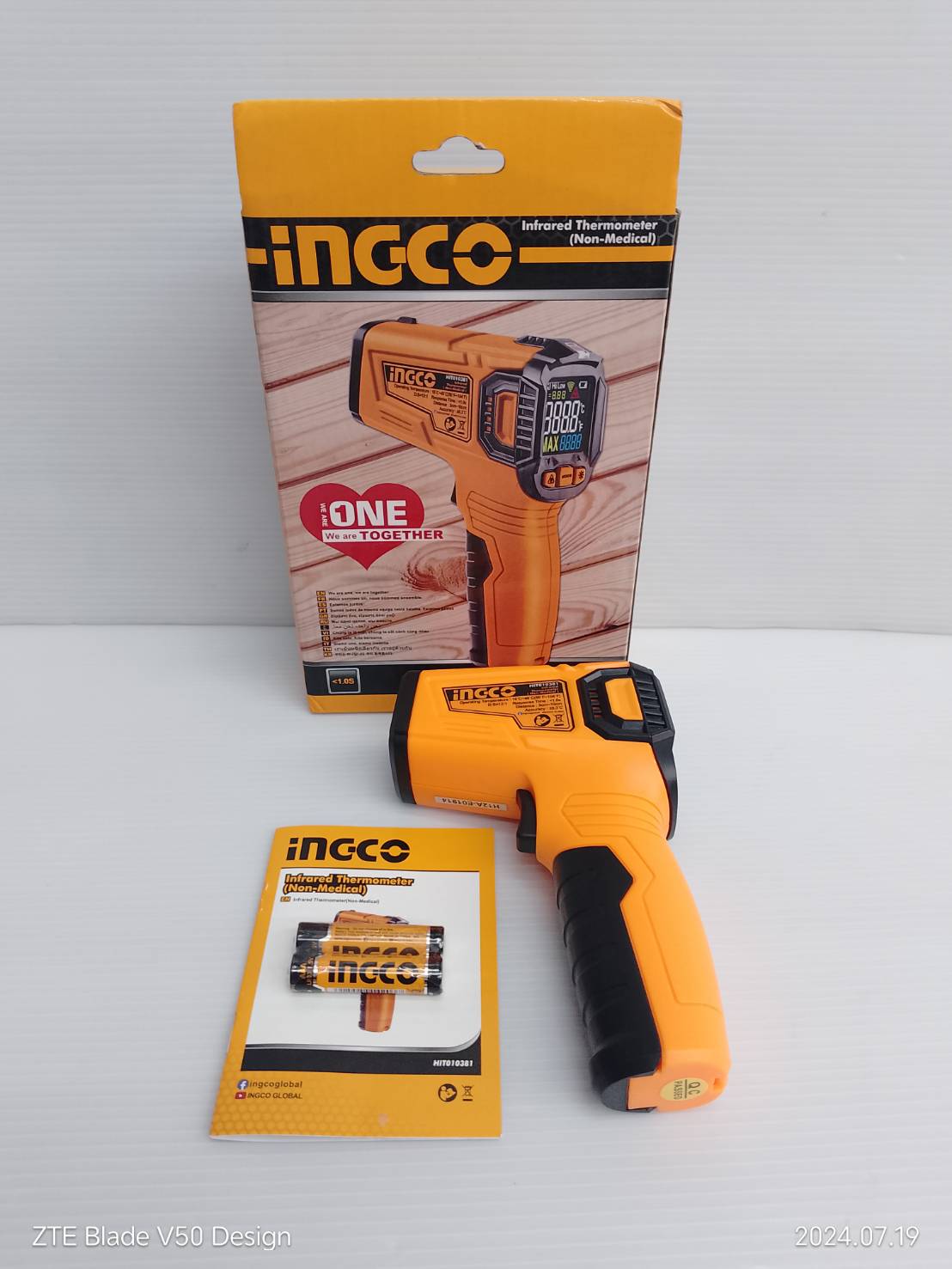 INGCO(อิงโก้)| เครื่องวัดอุณหภูมิอินฟราเรด(ร่างกาย) HIT010381