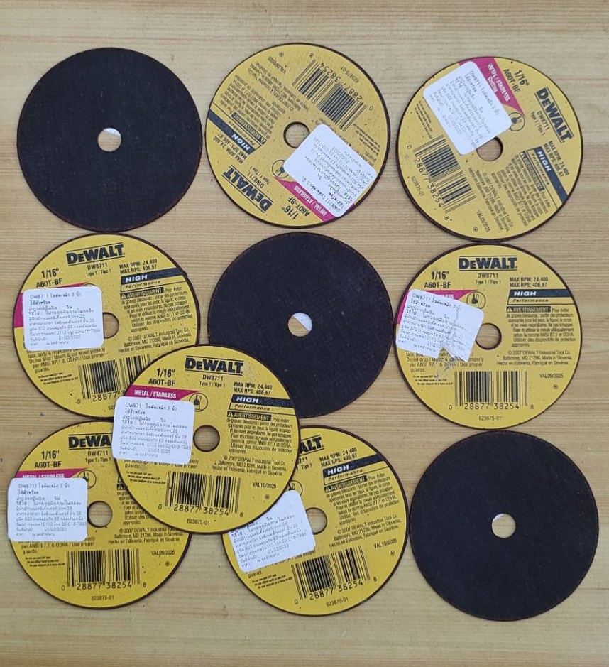 ใบตัดเหล็ก-สแตนเลส3" DW8711 DEWALT สำหรับ DCS438