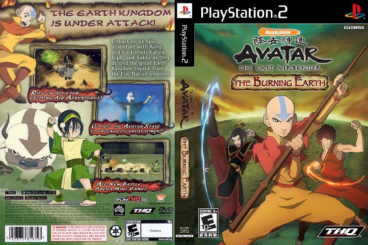 AVATAR THE BURNING EARTH [US : DVD5 1 Disc]