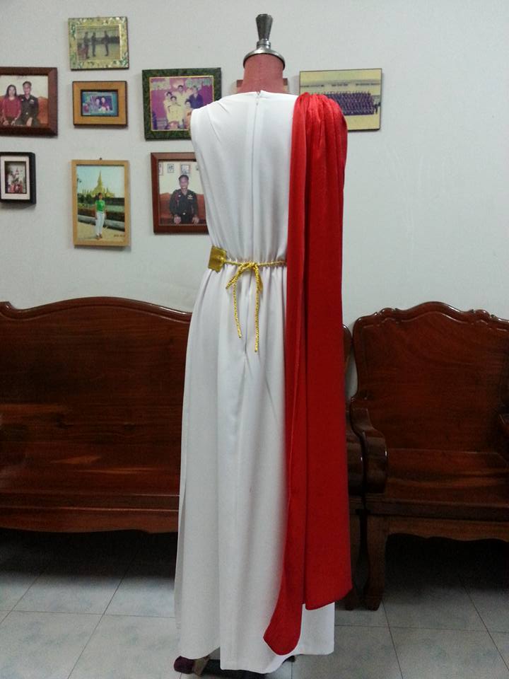 ชุดโรมันกรีกหญิง