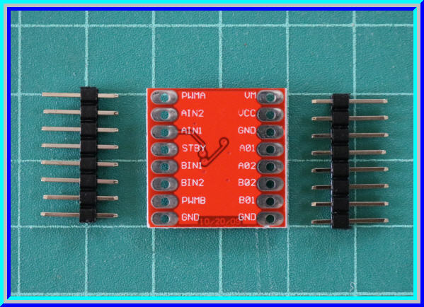 1x แผงวงจรขับดีซีมอเตอร์ TB6612FNG (TB6612DC Motor Drive)