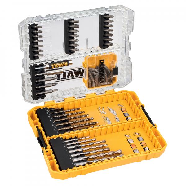 ชุดดอกสว่านและดอกไขควง 63 ชิ้น DT70759-QZ DEWALT