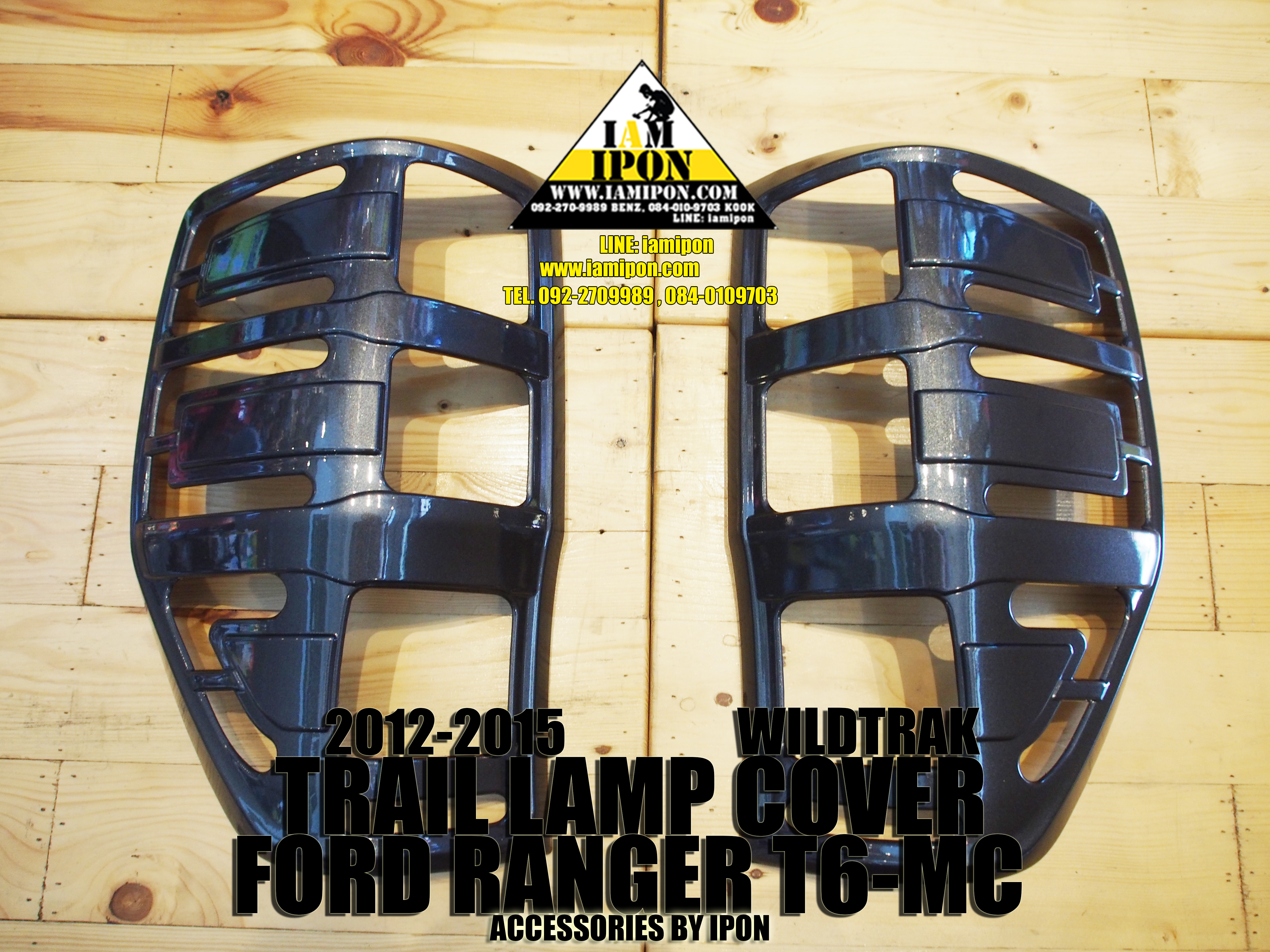 TAIL LAMP COVER FORD RANGER T6 WILDTRAK ครอบไฟท้ายสีไวล์ดแทรคฟอร์ดเรนเจอร์ T6