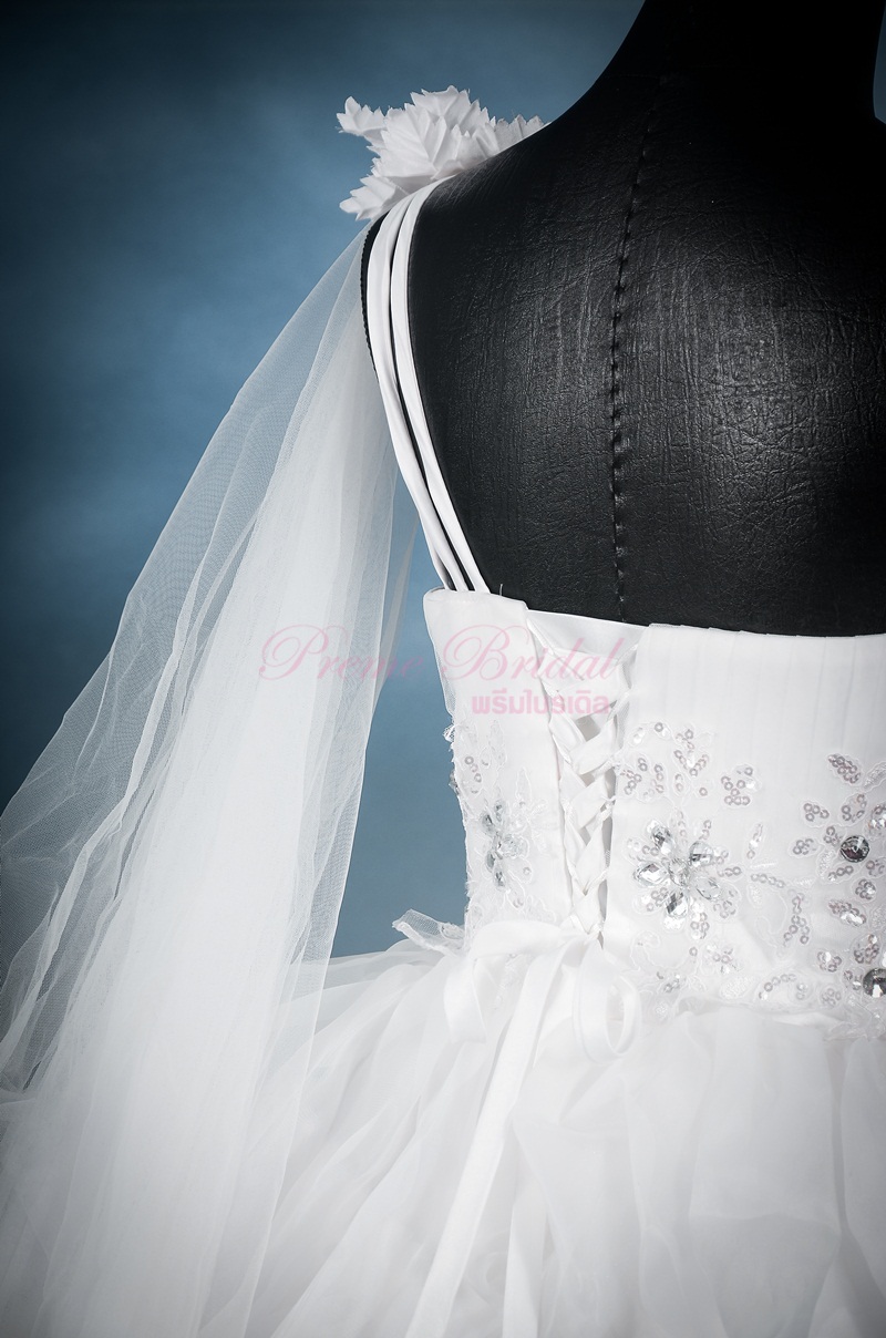 พร้อมส่งชุดหน้าสั้นหลังยาว รหัส 2500-034 ไซส์ M
