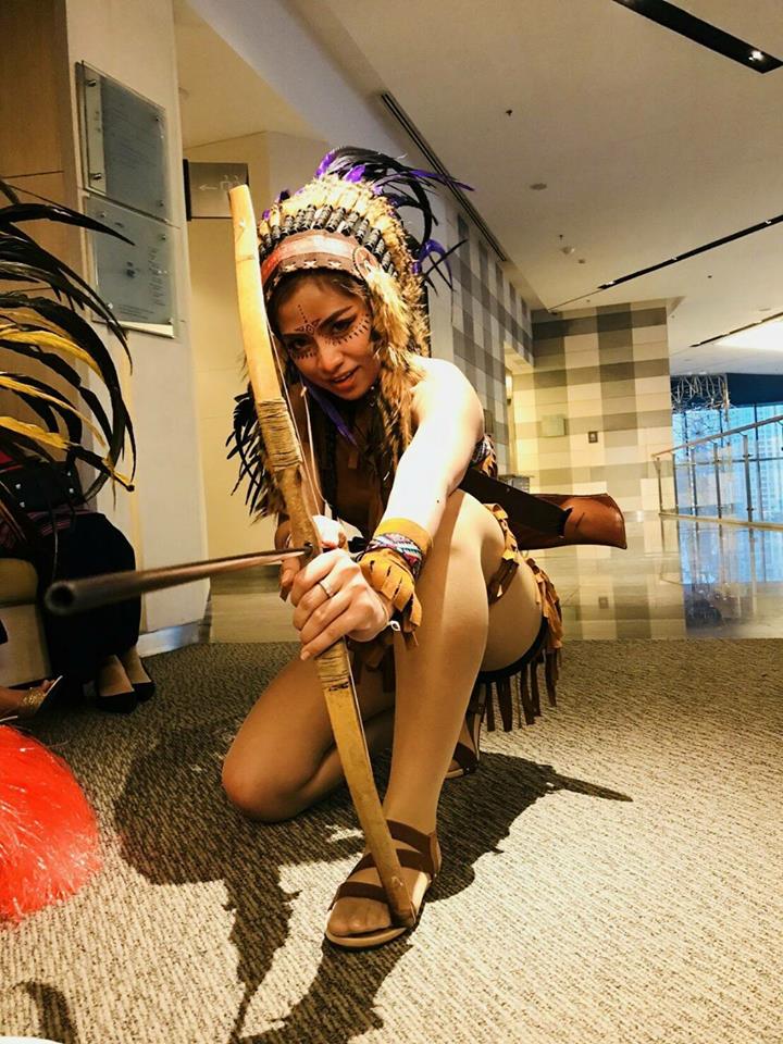 ชุดอินเดียแดงหญิง