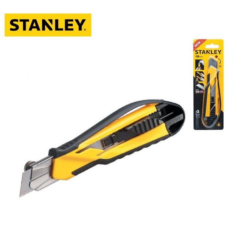 STANLEY มีดคัตเตอร์ 18MM TPR AUTO LOAD SNAP OFF รุ่น STHT10270-8