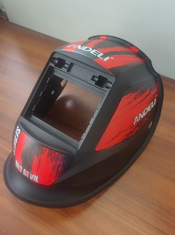 หน้ากากปรับแสงอัตโนมัติ พื้นที่มอง 90 X 35 มม. รุ่น RED DEVIL ANDELI